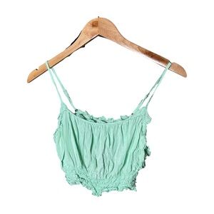 Crop top mint green